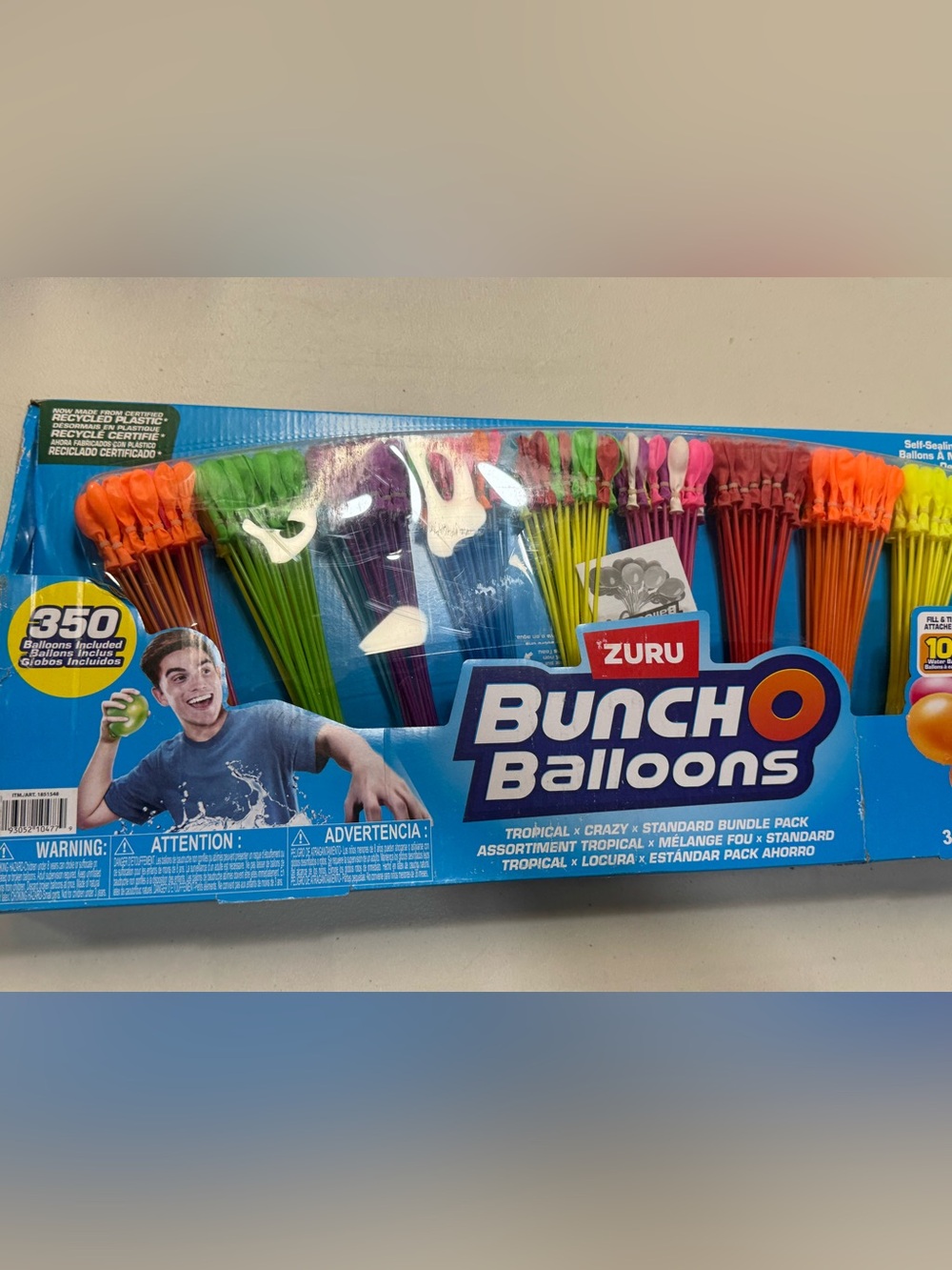 ZURU Bunch O Balloons 400+ Rapid-Fill Self-Tying Water Balloons (13Stems)